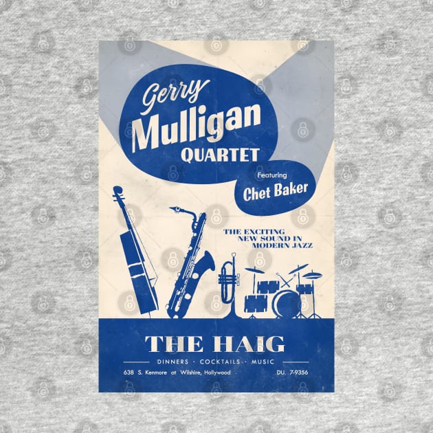 Gerry Mulligan Quartet with Chet Baker - Live at The Haig - 1952-3 by info@secondtakejazzart.com